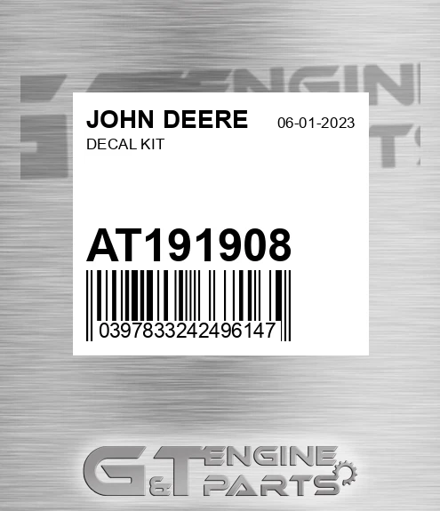 AT191908 Decal Kit