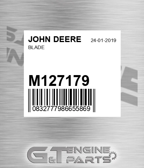 M127179 Blade for JOHN DEERE