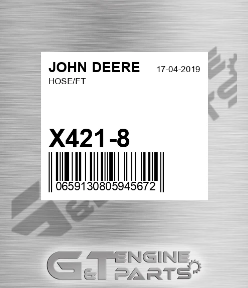 X421-8 Hose/ft for JOHN DEERE