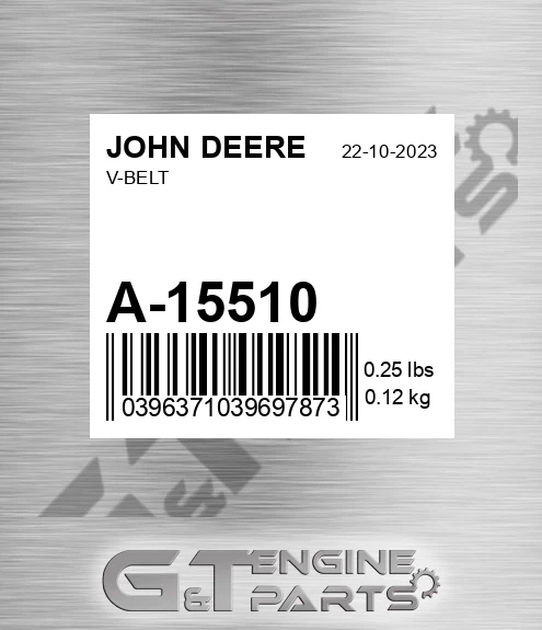 A-15510 V-belt for JOHN DEERE