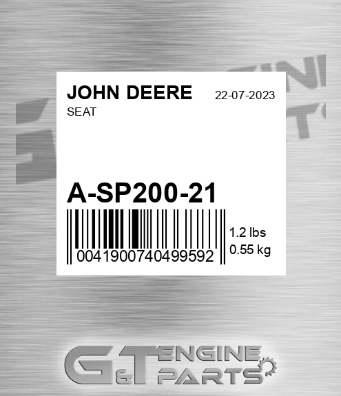 A-SP200-21 Seat for JOHN DEERE