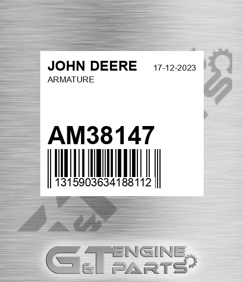 AM38147 Armature for JOHN DEERE
