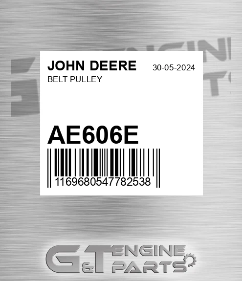 AE606E JOHN DEERE Belt Pulley