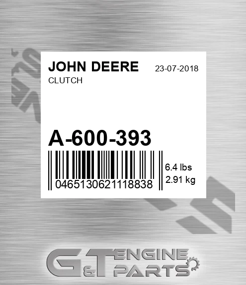 A-600-393 Clutch for JOHN DEERE