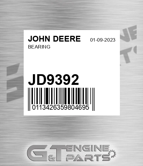 JD9392 Bearing