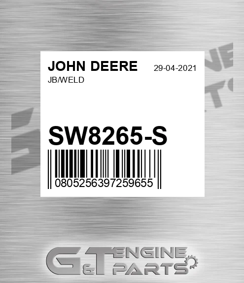 SW8265-S Jb/weld for JOHN DEERE