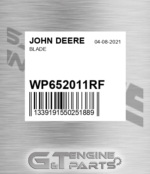 WP652011RF Blade for JOHN DEERE