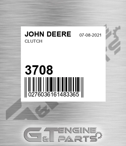 3708 Clutch for JOHN DEERE