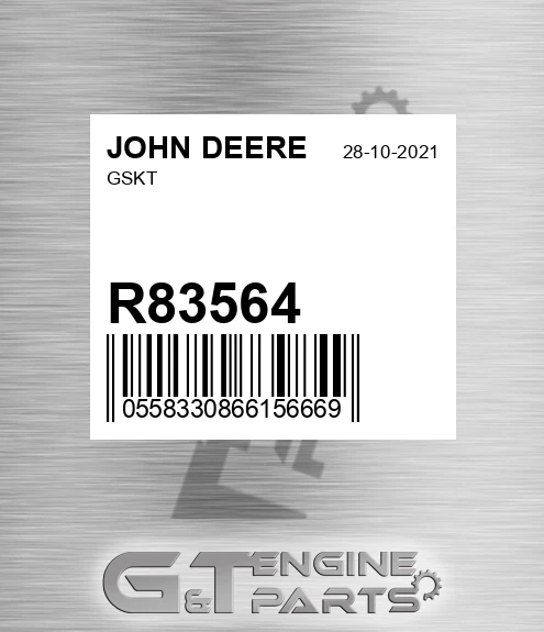 R83564 Gskt for JOHN DEERE