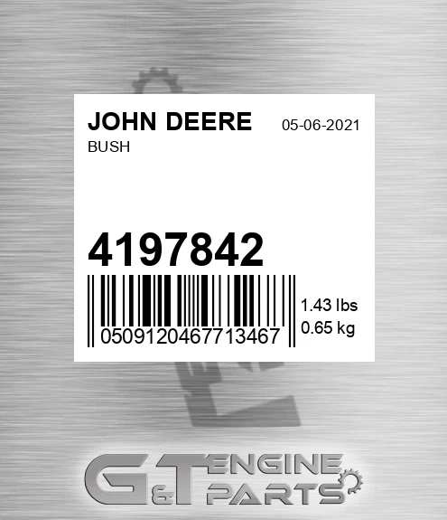 4197842 JOHN DEERE Bush