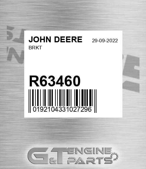 R63460 Brkt for JOHN DEERE