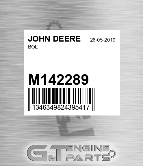 M142289 Bolt