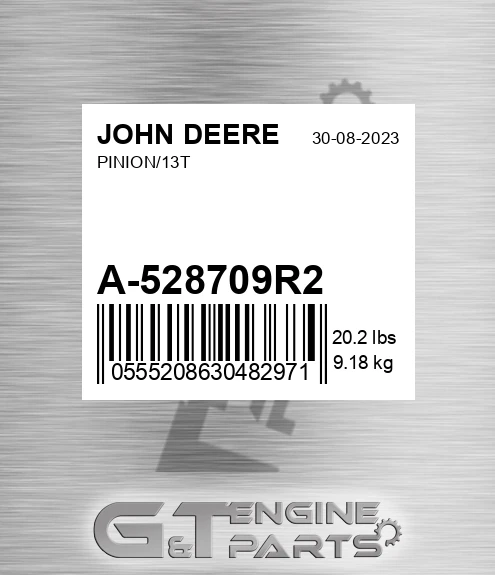 A-528709R2 Pinion/13t for JOHN DEERE