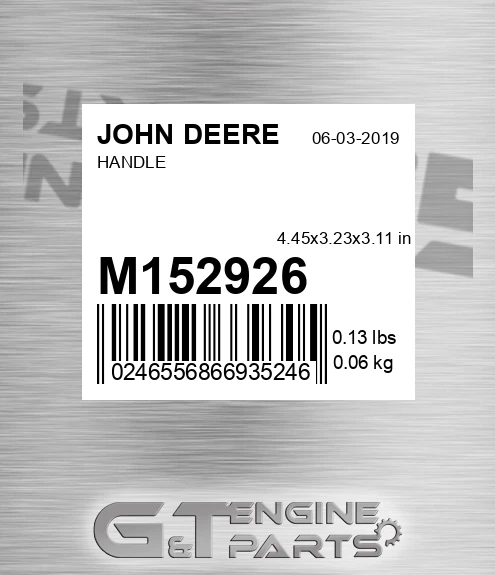 M152926 Handle for JOHN DEERE