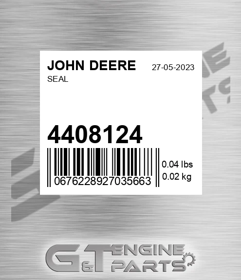 4408124 Seal for JOHN DEERE