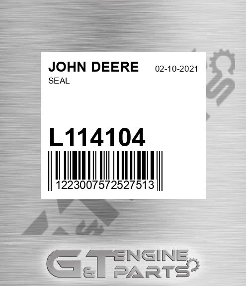 L114104 Seal for JOHN DEERE