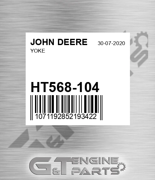 HT568-104 Yoke for JOHN DEERE