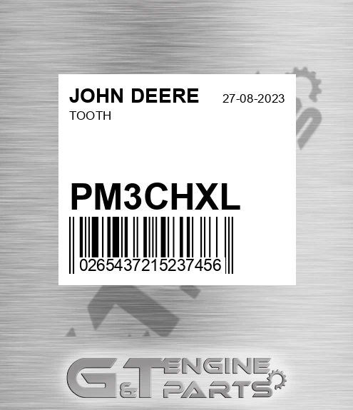 PM3CHXL Tooth for JOHN DEERE