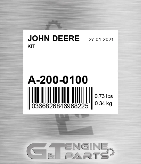 A-200-0100 Kit for JOHN DEERE
