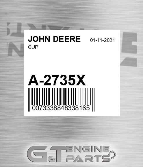 A-2735X Cup for JOHN DEERE