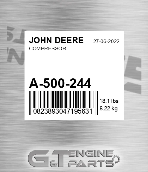A-500-244 Compressor for JOHN DEERE