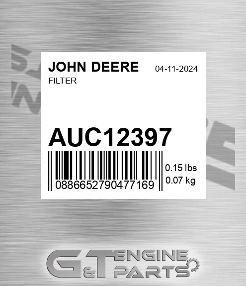 AUC12397 Filter for JOHN DEERE