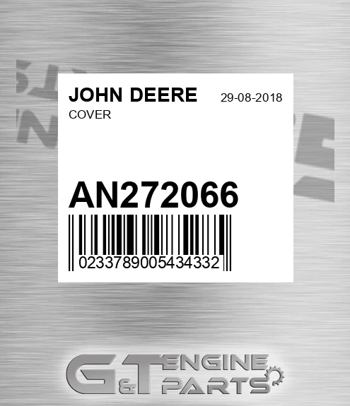 AN272066 Cover for JOHN DEERE
