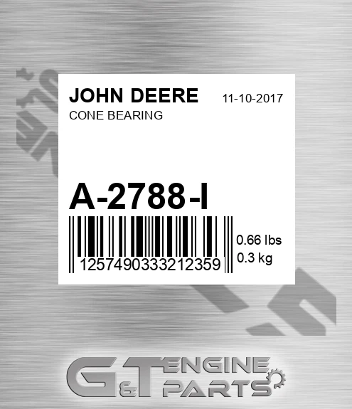 A-2788-I Cone Bearing for JOHN DEERE