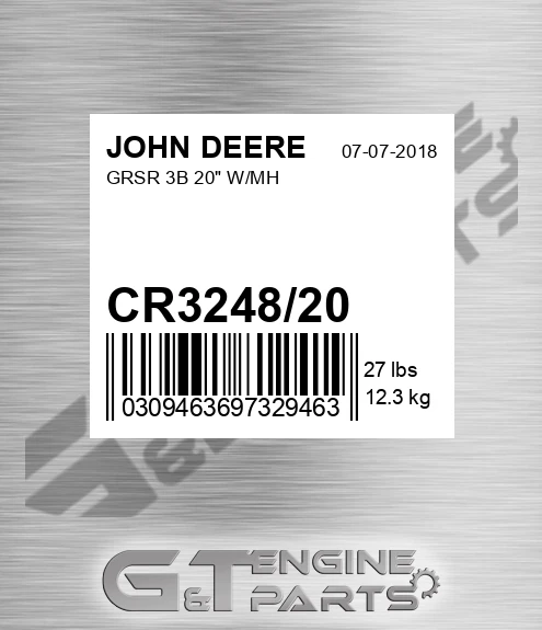 CR3248/20 Grsr 3b 20" W/mh