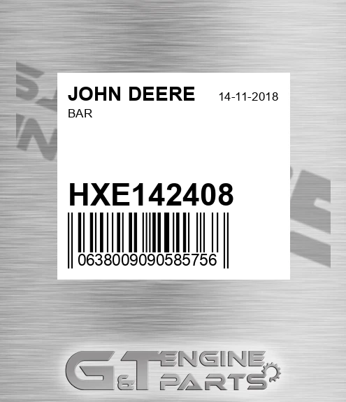 HXE142408 Bar for JOHN DEERE