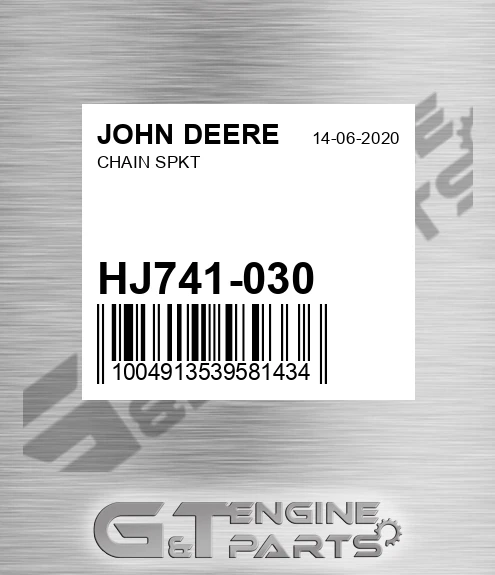 HJ741-030 Chain Spkt for JOHN DEERE