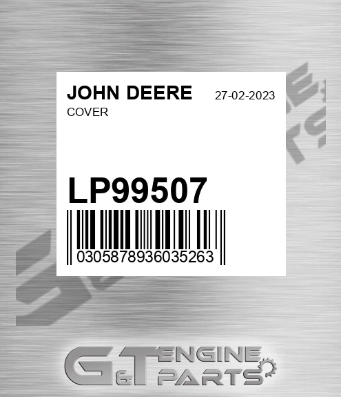 LP99507 Cover for JOHN DEERE