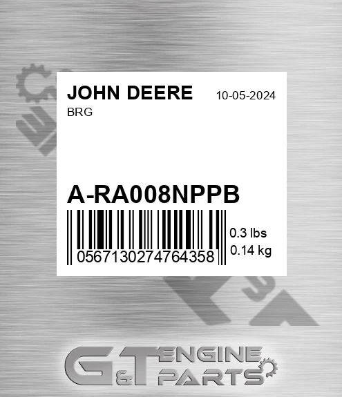 A-RA008NPPB Brg for JOHN DEERE