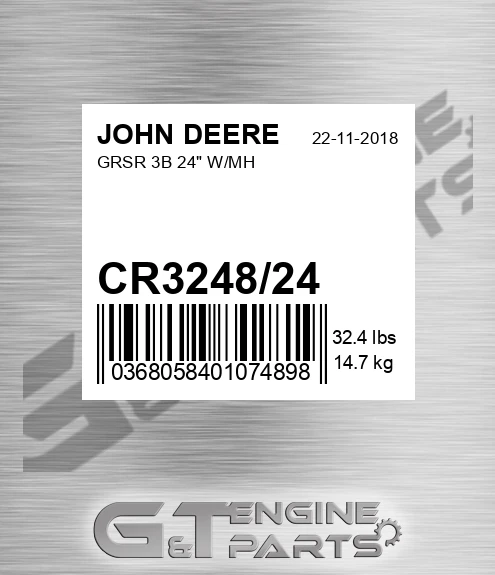 CR3248/24 Grsr 3b 24" W/mh