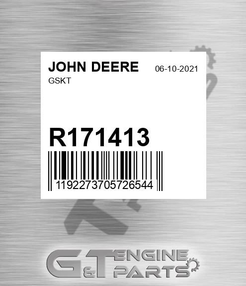 R171413 Gskt for JOHN DEERE