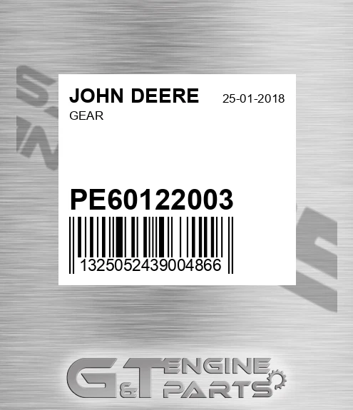 PE60122003 Gear for JOHN DEERE