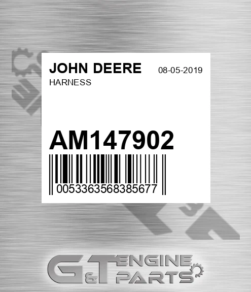 AM147902 Harness for JOHN DEERE