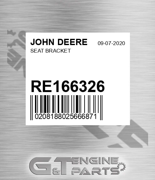 RE166326 Seat Bracket