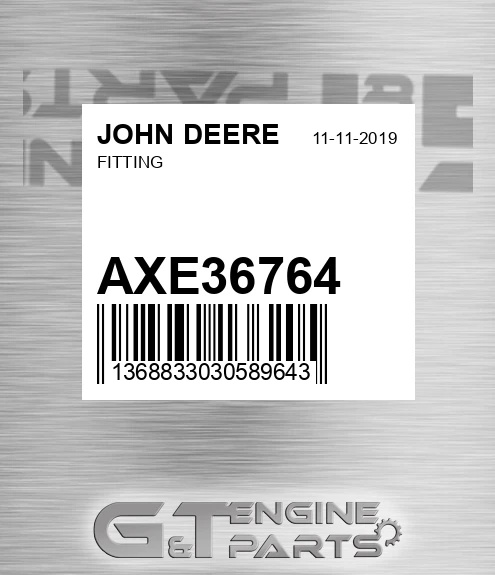 AXE36764 JOHN DEERE Fitting