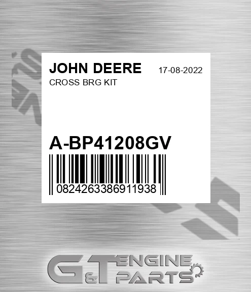 A-BP41208GV Cross Brg Kit for JOHN DEERE