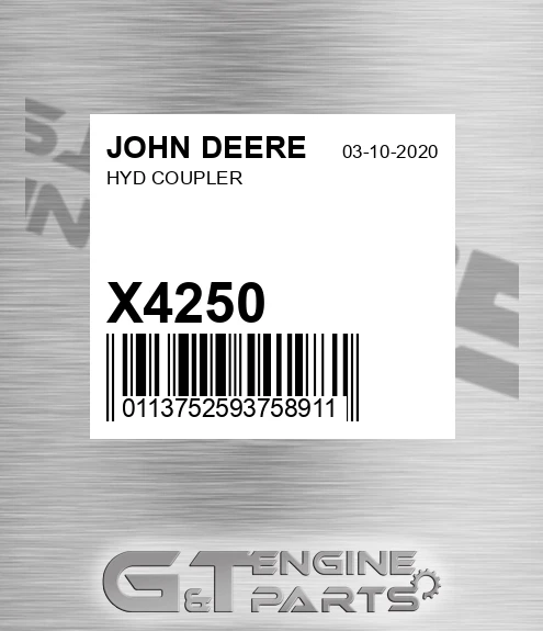 X4250 Hyd Coupler for JOHN DEERE