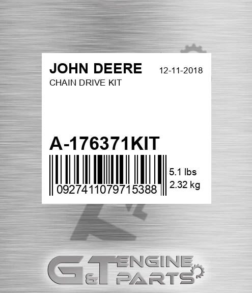 A-176371KIT Chain Drive Kit for JOHN DEERE