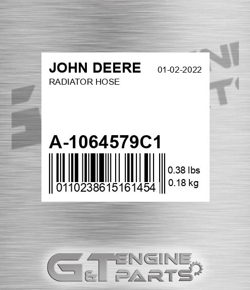 A-1064579C1 Radiator Hose for JOHN DEERE