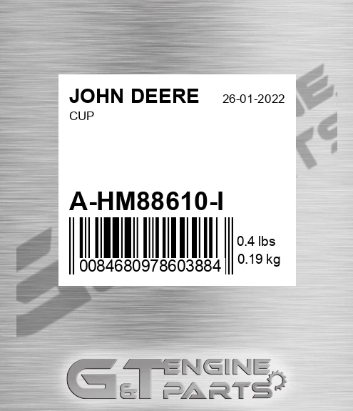 A-HM88610-I Cup for JOHN DEERE