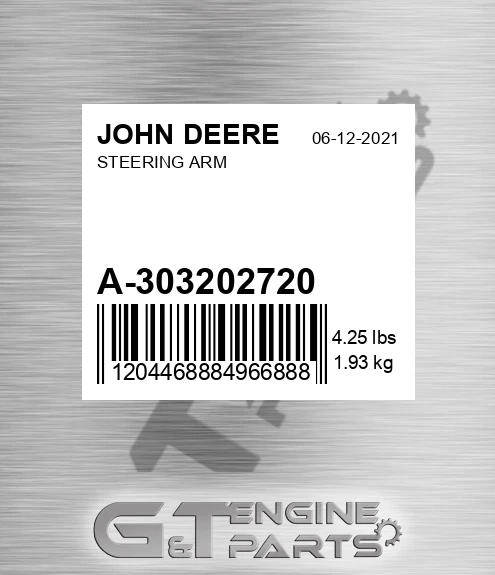 A-303202720 Steering Arm for JOHN DEERE