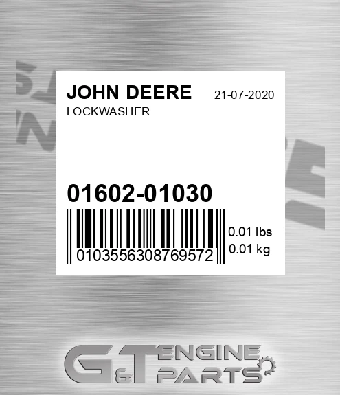 01602-01030 Lockwasher