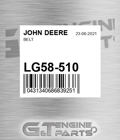 LG58-510 Belt for JOHN DEERE