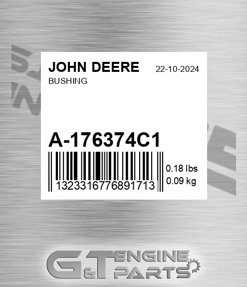 A-176374C1 Bushing for JOHN DEERE