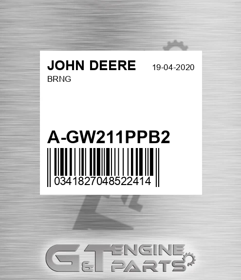 A-GW211PPB2 Brng for JOHN DEERE