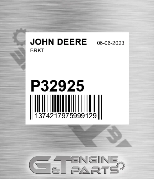 P32925 Brkt for JOHN DEERE